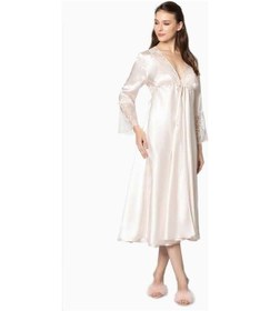 Resim Pierre Cardin İnci 6'lı Full Güpür Gecelik Sabahlık Tk 6620 001 