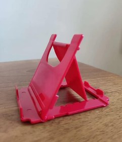 Resim Cepte Taşınabilir Telefon Tutucu (kırmızı) 