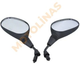 Resim Yuki Picasso 50 Cc Scooter Uyumlu Ayna Takimi 8 Mm Sağ Sol Set 
