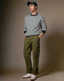 Resim DeFacto Pantolon Wide Leg Fit Geniş Kalıp Normal Bel Geniş Paça Kargo Cepli B1915AX24SP 