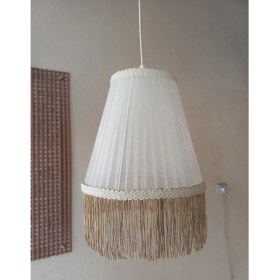 Resim Onay Avize Krem Organze Avize M-0417 Yatak Odası Çocuk Odası Genç ve Bebek Odası Avize Aydınlatma Sarkıt 