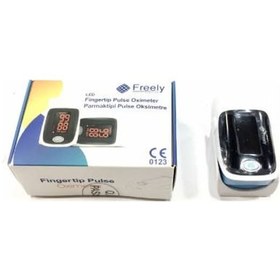 Resim Freely Parmak Tipi Kırmızı Ekran Pulse Oksimetre Cihazı Parmaktan Nabız Ölçer 