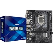 Resim Asrock B560M-HDV Intel B560 5000 MHz (OC) DDR4 Soket 1200 mATX Anakart 