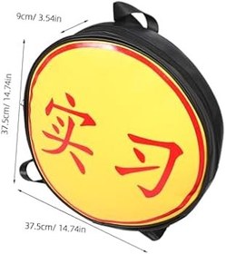 Resim iplusmile Motosiklet Sırt Çantası Büyük Kapasiteli Ekipman Çantası Yansıtıcı Bant Sürüşler İçin Rahat Pu Malzeme Baskılar 