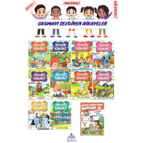 Resim 3 .sınıf Öğrencileri İçin Zevkle Okuyacağı 10 Lu Hikaye Seti Kitap Okuma Not Defteri Hediyeli 