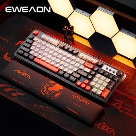 Resim EWEADN Kablolu Oyun Klavyesi, Gökkuşağı Arka Aydınlatmalı, Taşınabilir Siyah Klavye, Ofis İçin 98 Tuş, Bilgisayar Dış Klavyeler Ergonomik Tasarım, Çoklu Medya Topuzu, Top Tuşları, Oyuncular ve Ofis İçin Uygun, Windows/Bilgisayar Oyun Perifereleri ile Uyumlu 