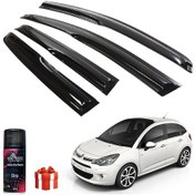 Resim Citroen C3 Mügen Cam Rüzgarlığı Hb 2009-2016 Arası 4lü Takım+koku 