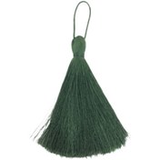 Resim Püskül Tekli 10 cm 1 Adet Haki 