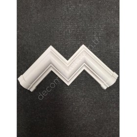 Resim Deco Market Boyanabilir Duvar Çıtası Geçmeli M Köşe Motifi 4 cm 