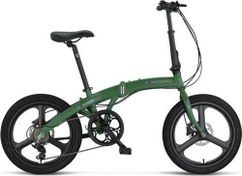 Resim MARINE-20-HYD-7V KATLANIR BİSİKLET 310H 20 JANT 7 VİTES MAT RACE GREEN 