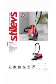 Resim SİTİLEVS stilevsPolo Yatık Elektrikli Süpürge Kırmızı 