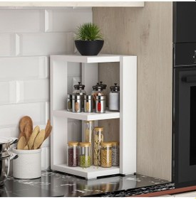 Resim Roho Tezgah Üstü Raf - Beyaz Beyaz 