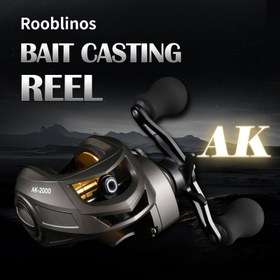 Resim ROOBLINOS AK 1. Nesil Balıkçılık Makarası - Alüminyum Alaşımlı Makara, Hızlı Çekme Sistemi, Pas Dirençli - Monofilament, Florokarbon ve Örgülü İplere Uyumlu - Levrek, Alabalık, Turna, Somon, Tonbalığı İçin İdeal - Profesyonel Olta Uyumluluğu, Dayanıklı Yapı, Sorunsuz Çalışma, Spor Balıkçılar İçin 
