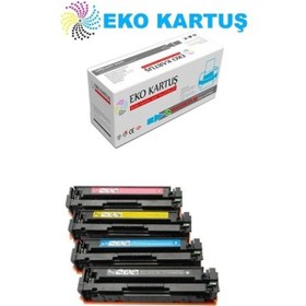 Resim Eko Kartuş Hp Color Laserjet Pro Mfp M477FDW (CF410X) Set Uyumlu 