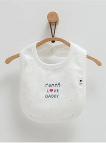 Resim Caramell 3LÜ MAMA ÖNLÜK (0-12 AY BEBEKLER İÇİN UYUMLU) 3'lü Önlük %100 PAMUK Mama Önlüğü EKRU RENK 