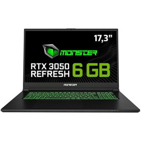 Resim Monster Abra A7 V15.3 Intel Core i5 13500H 16 GB RAM 500 GB SSD 6 GB RTX 3050 FreeDOS 17,3" FHD 144 Hz Oyun Bilgisayarı 