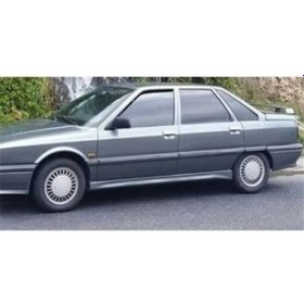 Resim Renault 21 Concord Kapi Alti Marşpiyel Takimi - Mat Siyah STR-469 