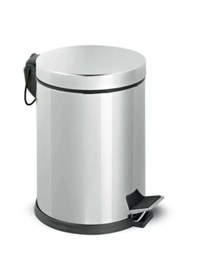 Resim 3 Lt Paslanmaz Pedallı Çöp Kovası 