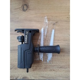 Resim Depolife Tilki Kuyruğu Testere Dönüştürücü Şarjlı Elektrikli Matkap Için Taşınabilir Ahşap Testere Adaptörü 