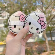Resim 1 Adet Sanrio Hello Kitty Makyaj Süngeri - Yumuşak, Kokusuz ve Paraben İçermeyen Kozmetik Aleti, Islak/Kuru Kullanım için Çift Amaçlı, Sevimli Pembe Kurdele Tasarımı, Fondöten & Pudra için İdeal, Normal Açık Bej Renk Dostu, Güzellik Aksesuarı, Eğlenceli Tasarım, Yumuşak Dokulu 
