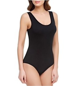 Resim Tutku Bayan Geniş Askılı Çıtçıtlı Body Likralı Pamuk 