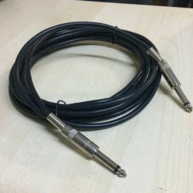 Resim Platoon 5 Metre Kaliteli Mono 6.3mm To 6.3mm Amfi Kablosu 6.3mm Çivi Jak 