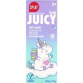 Resim Splat Juicy Lab +3 Yaş Üzümlü Çocuk Diş Macunu 55 ml - Gratis 