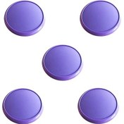 Resim 5 Adet Çocuk Odası Tekli Düğme Mobilya Kulp Çap 55 Mm Mor 