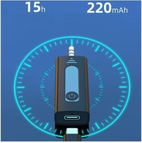 Resim K35 Kablosuz Yaka Mikrofonu Aux Girişli Mini Taşınabilir Mikrofon 