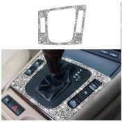Resim Bmw Serisi 3 E46 1998-2005 Araba Merkezi Kontrol Paneli Elmas Dekorasyon Etiketi, Sağ Sürücü 1 Adet 