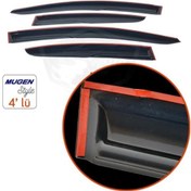 Resim ŞüsCarOto Aksesuar Ford Focus 3 - 3.5 Sedan 2011-2017 Uyumlu Mugen Cam Rüzgarlığı Seti 4'lü 