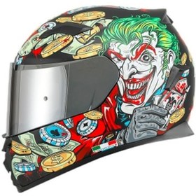 Resim Sway 820 Ugly Ayna Vizör Desenli Full Face Kask 