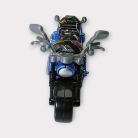 Resim MCM Group Çek Bırak Custom Motorsiklet 9 cm - Mavi (Lisinya) 