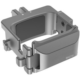 Resim Geeksen Pocket 3 İçin Kedi Kulaklı Çift Yönlü Metal Adaptör - Hızlı Çıkarılabilir Kenar Çerçevesi Soğuk Ayakkabı Genişletme Parçası Gri 
