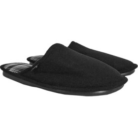 Resim Twigy Nn0420 Kare Erkek Ev Terlik Siyah 