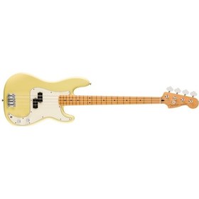 Resim Fender Player Iı Precision Bass Akçaağaç Klavye Hialeah Yellow Bas Gitar 