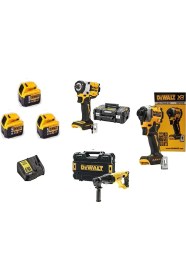 Resim Dewalt DCF922 (400 Nm) Somun Sıkma DCF850N(200 Nm) Tork / Vidalama DCH133N (2.6j) Kırıcı Del. 3 x 5 Ah Akü 1xchz 