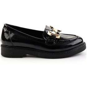 Resim Siyah Kadın Loafer Ayakkabı K01257069698 Çok Renkli 