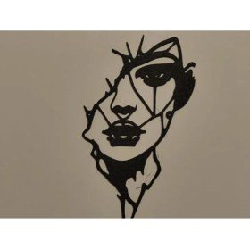 Resim Kadın Yüzü Duvar Dekoru – Modern ve Zarif Sanat Tasarımı 