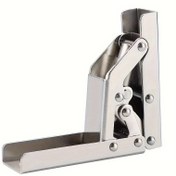 Resim 10 Adet Modern Cilalı Metal Dolap Menteşesi - 180° Yaylı Sessiz Kapanma, Deliksiz Gizli Çerçeve Yüzey Montajı, Dayanıklı Şık Metalik Kaplama, İşlevsel Estetik, Pürüzsüz Yüzey, Mobilya Kurulumu, Çağdaş Tasarım, DIY Tutkunları İçin 