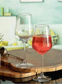 Resim Paşabahçe 440080 Allegra Sade 6'lı Ayaklı Kadeh 350 cc 