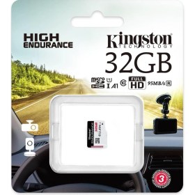 Resim Kingston SDCE-32GB 32GB microSDHC Endurance 95R-30W C10 A1 UHS-I Card Only Hafıza Kartı 