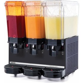 Resim SAMIXIR Klasik Triple Fıskiyeli Soğuk İçecek Dispenseri 20+20+20 Litre Siyah 