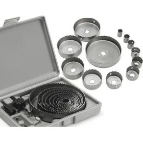 Resim Biotech 16 Parça Ağaç Ahşap Delme Alçıpan Seti Panç Seti Delik Testere Kartonpiyer Seti 