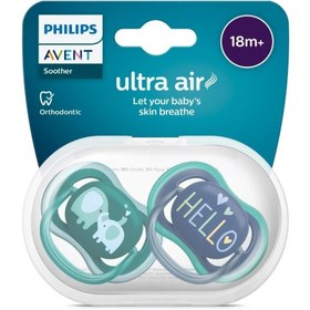Resim Nessiworld Philips Avent Ultra Air Emzik 18+ Ay Erkek 