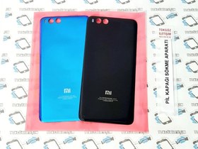 Resim Xiaomi Mi Note 3 Arka Kapak Batarya Pil Kapağı (CAM) Siyah Ekran Koruyucu 