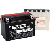 Resim Bs Motosiklet Aküsü Sulu Btx9-bs 12 Volt 8.4 Amper 