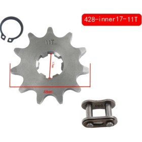 Resim Hightower Kayo Bse Ssr Sdg 428 17mm 11 Diş Zincir Bağlantılı Motor Dişlisi 