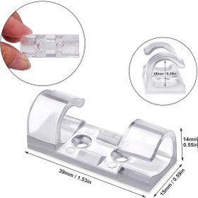 Resim COZY SENSE Kablo Düzenleyici Kendinden Yapışkanlı Bilgisayar Şarj Kablo Tutucu Saklama Kroşe Organizer 