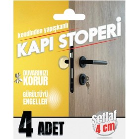 Resim Nandy Home 4 Adet Kapı Stoperi - Kendinden Yapışkanlı - 4cm 